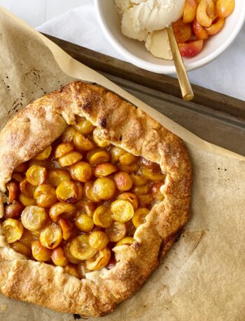 Rainier Cherry Galette