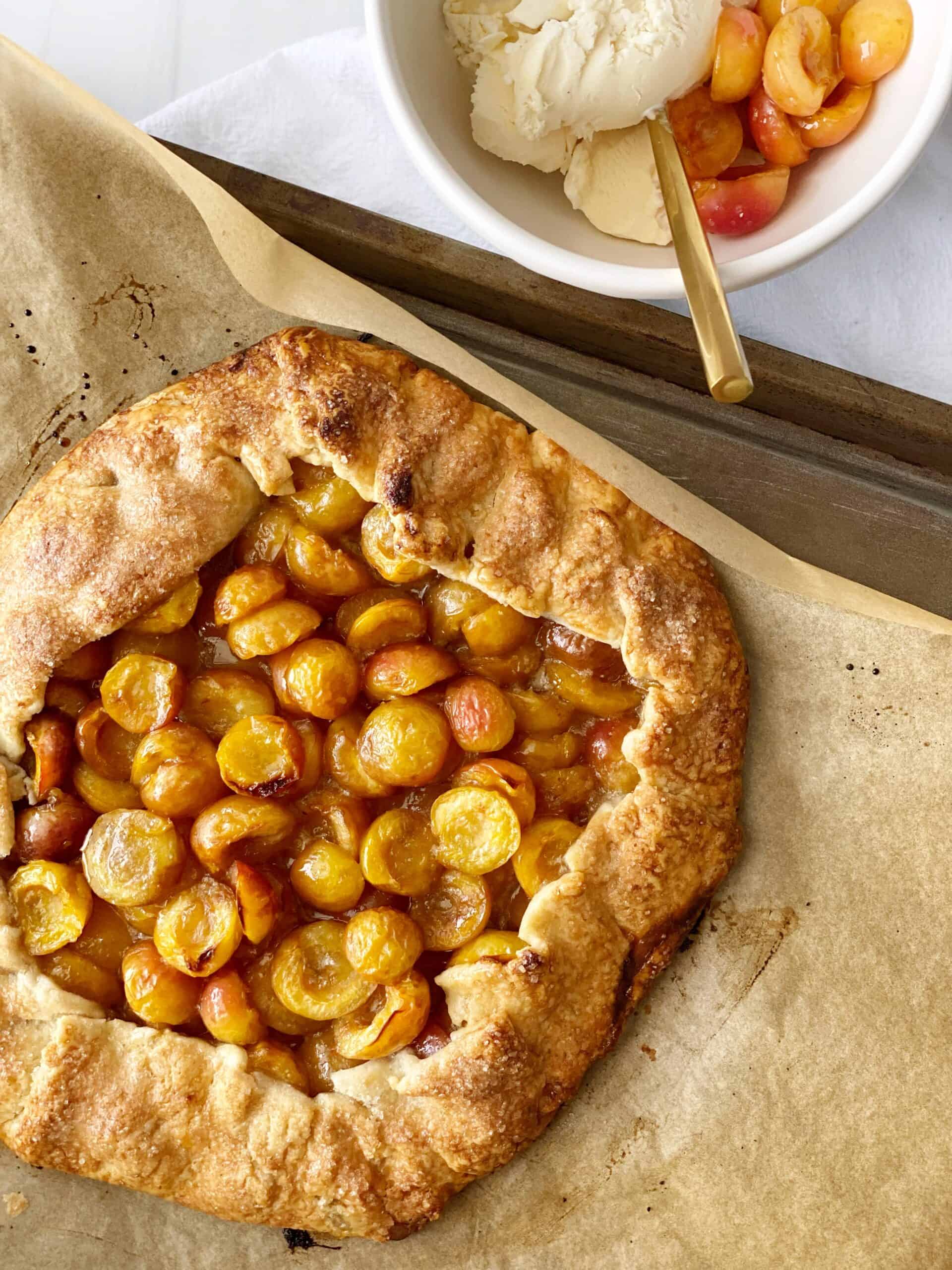 Rainier Cherry Galette