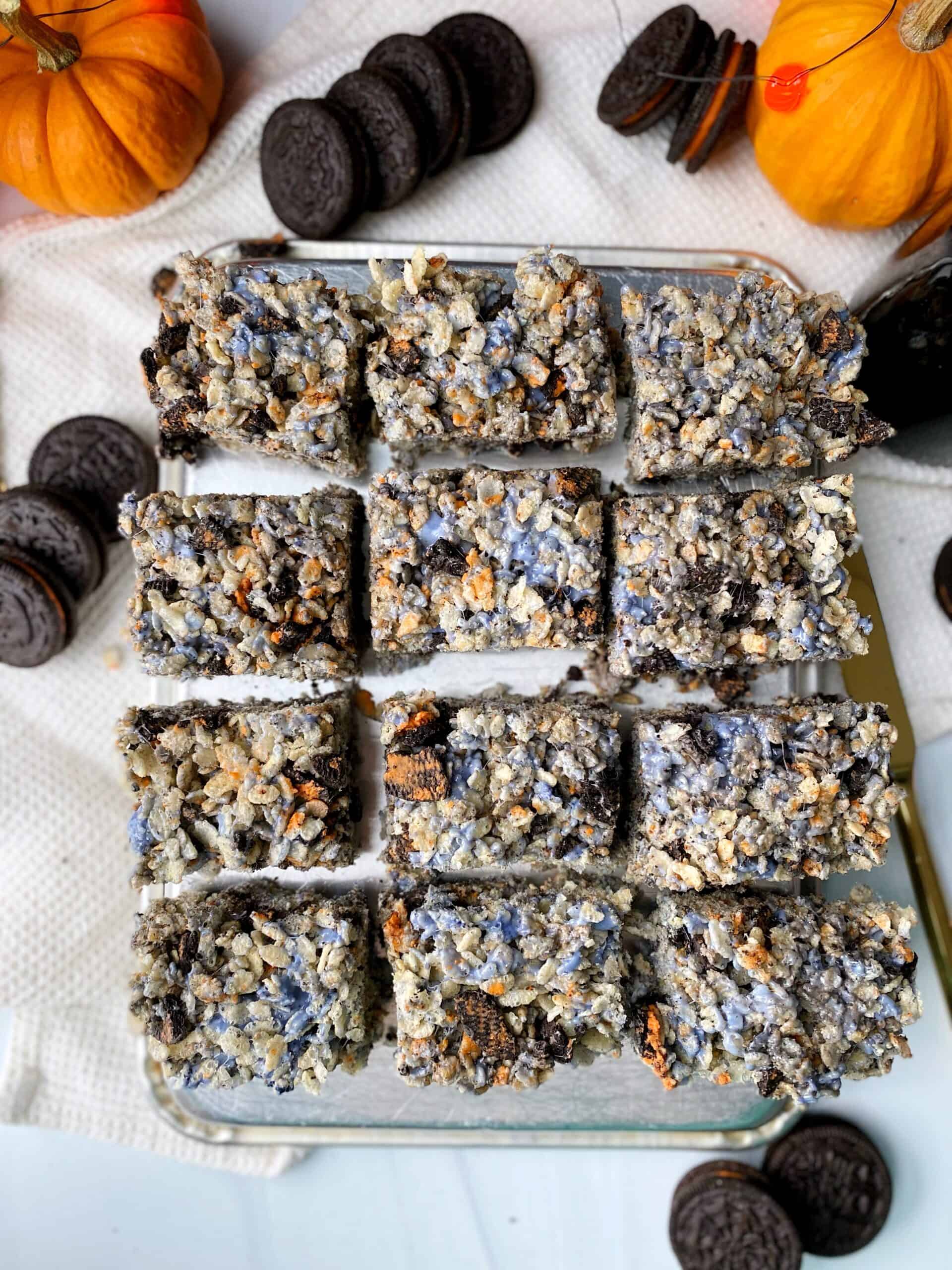 Cookies and Cream Rice Krispy Treats