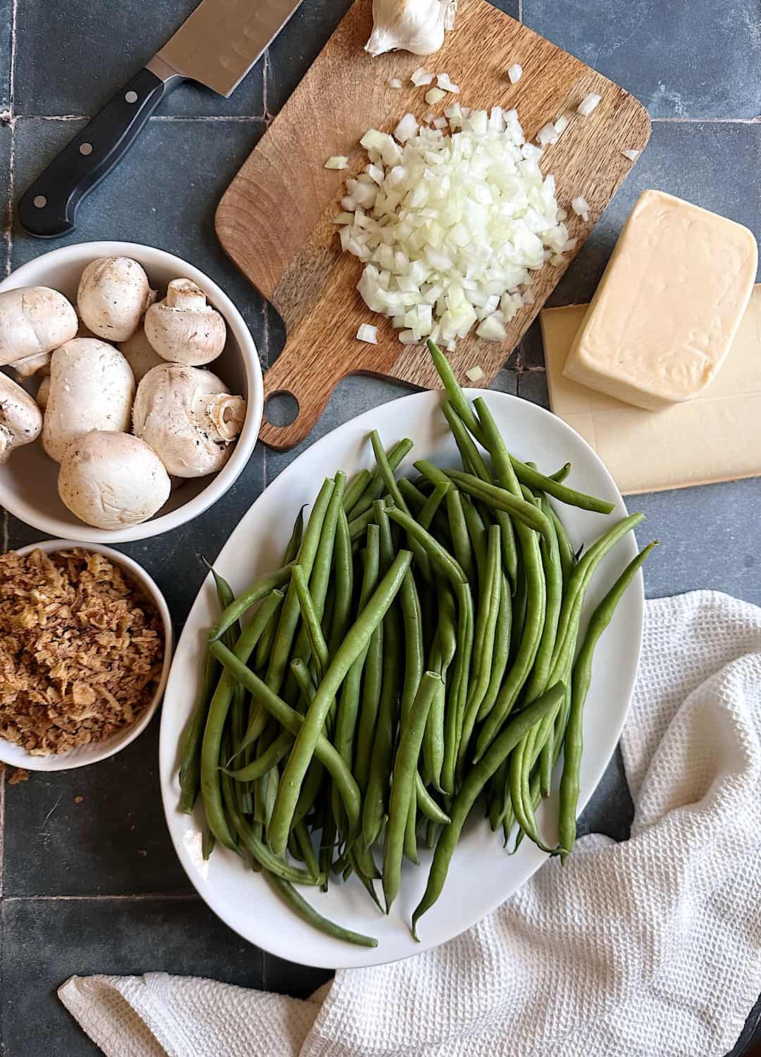 cheesy green bean casserole ingredients