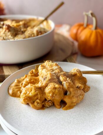 Pumpkin “Cheese” and Cauliflower