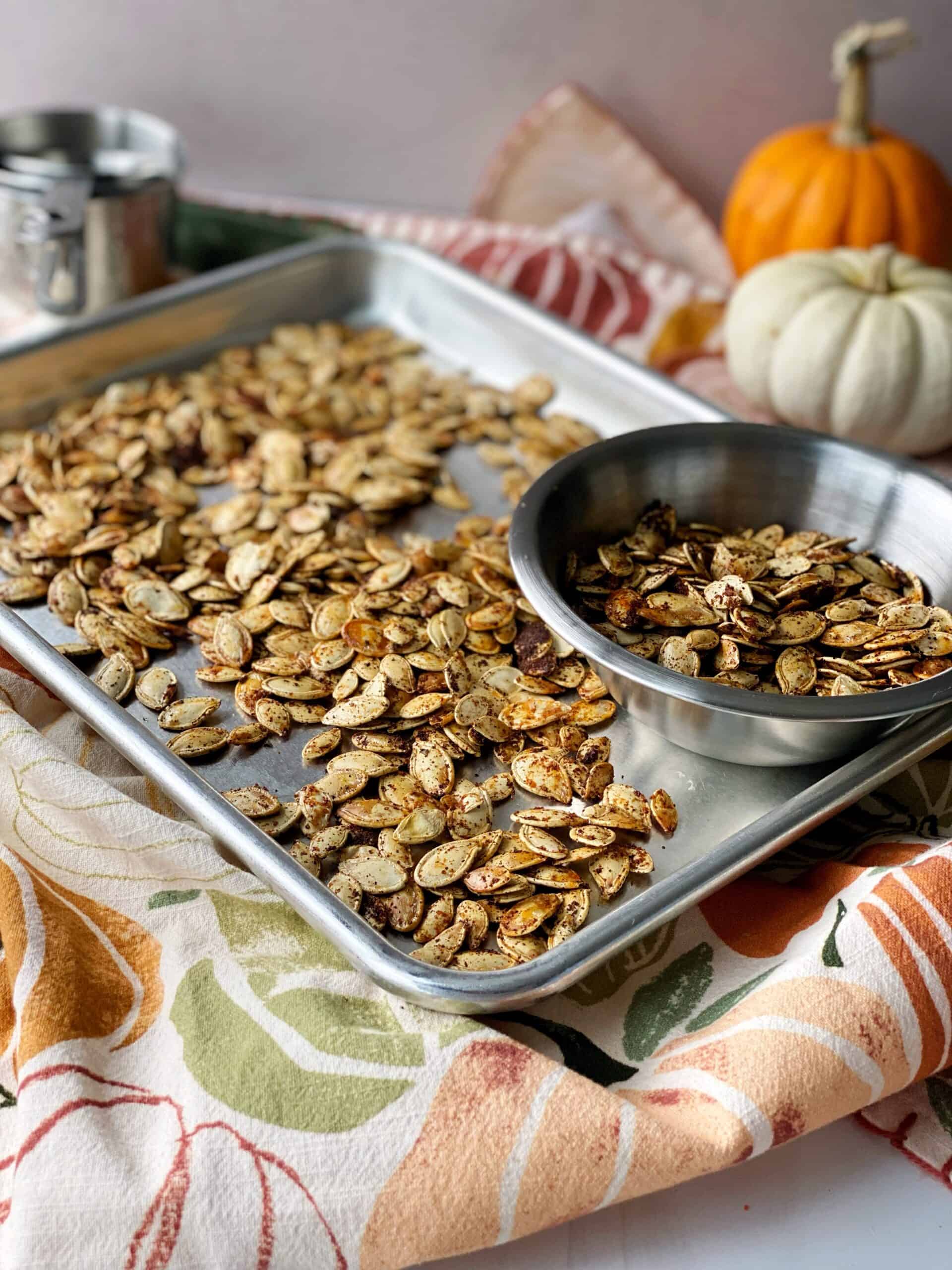 Oven Roasted Pumpkin Seeds