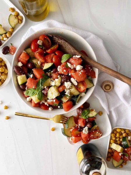 simple watermelon salad