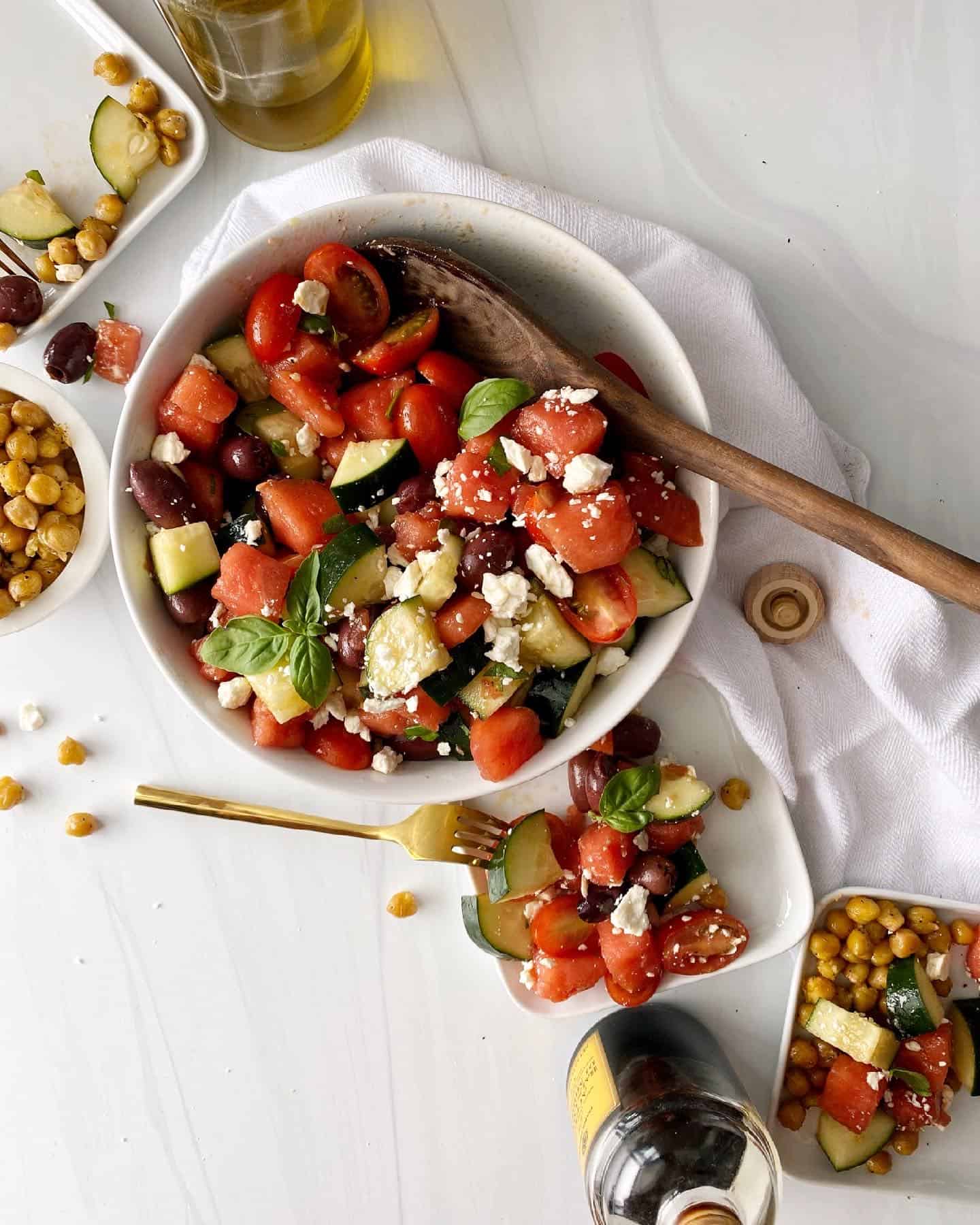 simple watermelon salad