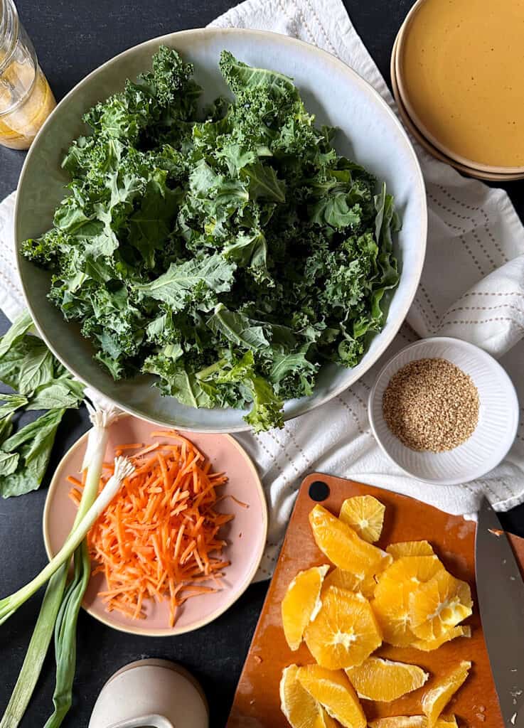 kale orange salad ingredients