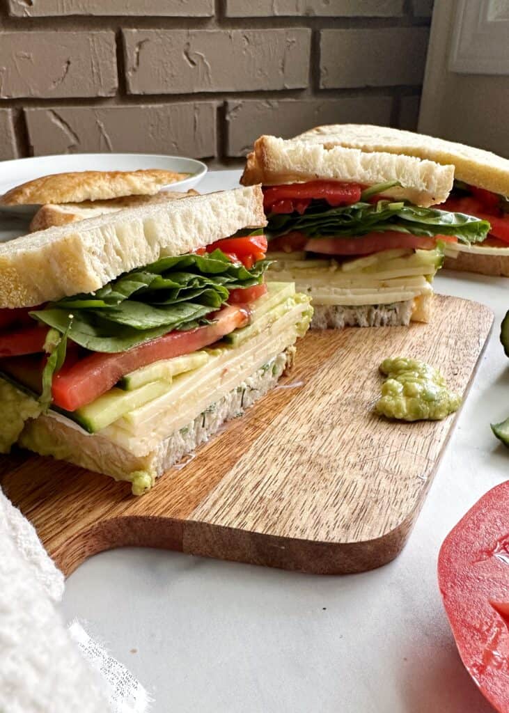 Loaded Veggie and Cheese Sandwich