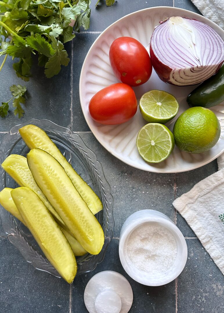 pickle de gallo ingredients