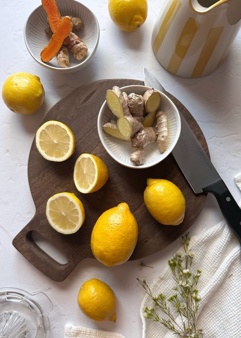 ginger turmeric lemonade ingredients